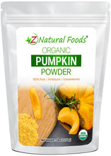 Photo of the front of 5 lb bag of Pumpkin Powder - Organic