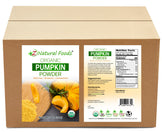 Photo of the front and back label image of Pumpkin Powder - Organic in bulk