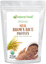 Front of the bag image of Silk Brown Rice Protein Powder - Organic 5 lb
