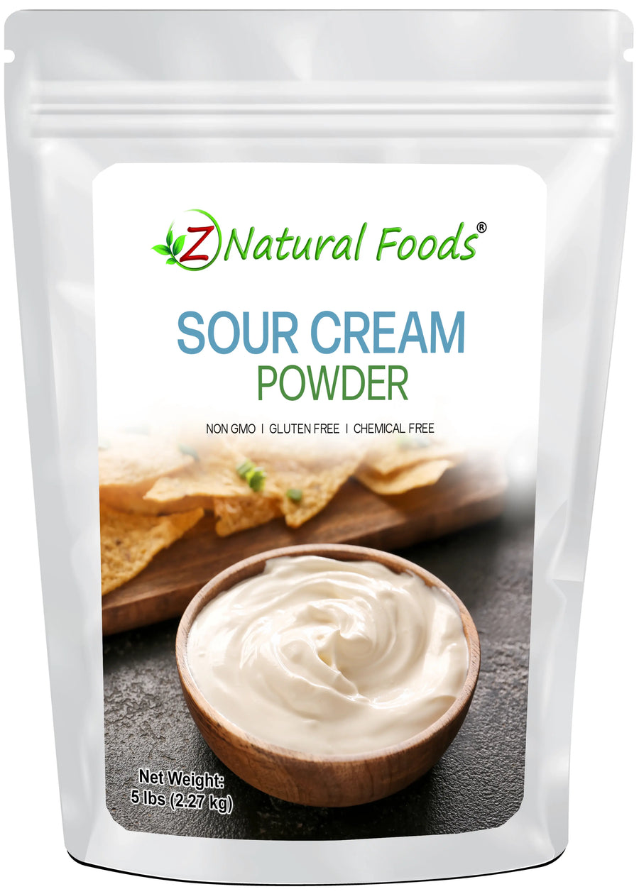 Photo of the front of 5 lb bag of Sour Cream Powder 