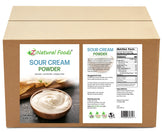 Photo of the front and back label image of Sour Cream Powder in bulk