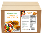 Front and back label image of Spanish Bee Pollen bulk