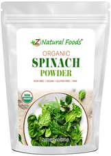 Front of bag image of Spinach Powder - Organic 1lb