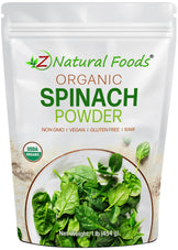 Front of bag image of Spinach Powder - Organic 1lb