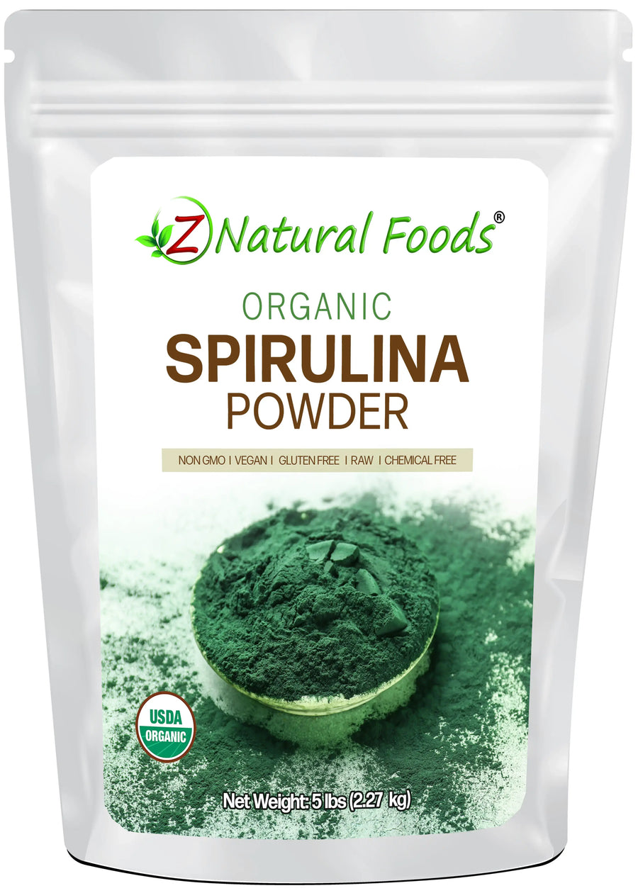 Front bag 5 lb image for Spirulina Powder - Organic