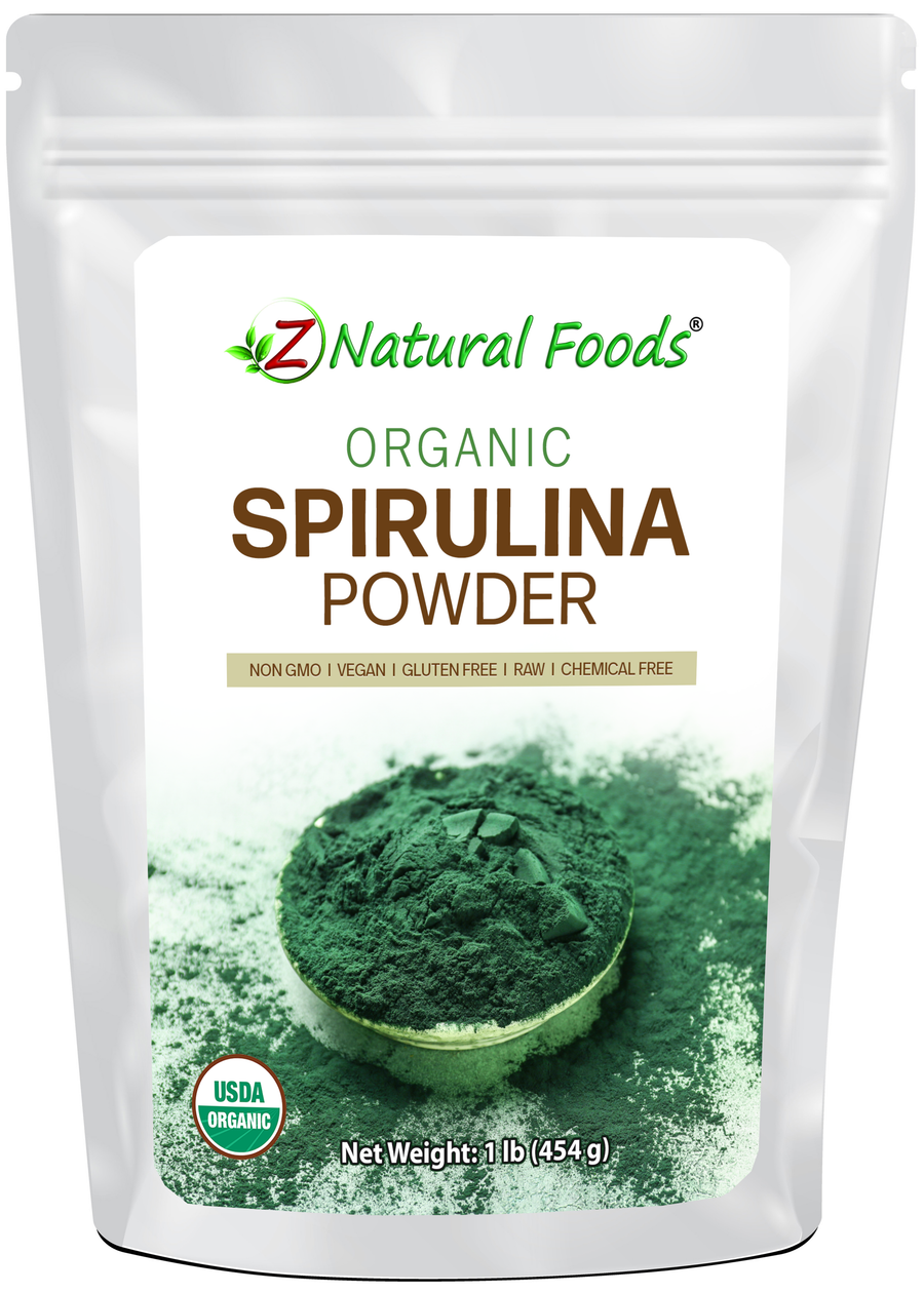 Front bag 1 lb image for Spirulina Powder - Organic