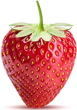 Image of a bright red fresh strawberry