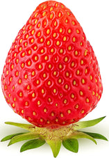 Image of a bright red fresh strawberry