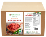 Front and back label image of Sun Dried Goji Berries - Organic in bulk