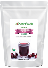 Photo of front of 5 lb bag of Tart Cherry Juice Powder - Organic