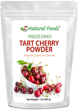 Photo of front of 1 lb bag of Tart Cherry Powder - Freeze Dried