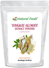 Photo of front of 1 lb bag of Tongkat Ali Root Extract Powder (Longjack) front bag image