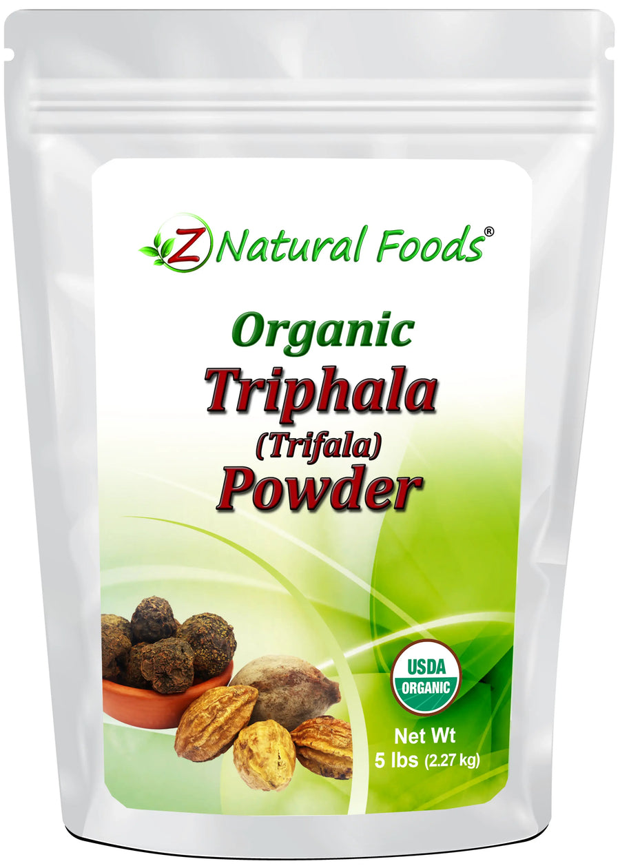 Front bag image of Triphala (Trifala) Powder - Organic 5 lb