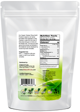 Back of the bag image of Triphala (Trifala) Powder - Organic 5 lb