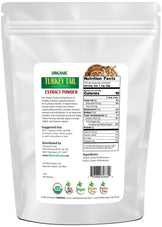 Organic Turkey Tail Mushroom Extract back of 5 lb bag image