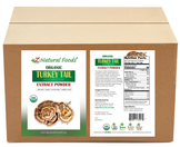 Organic Turkey Tail Mushroom Extract front and back label image for bulk