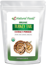 Organic Turkey Tail Mushroom Extract front of 1 lb bag image