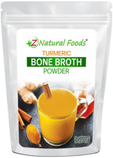 Photo of front of 1 lb bag of Turmeric Bone Broth Powder
