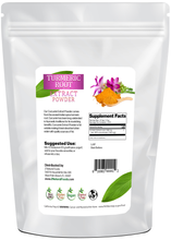 Turmeric Root Extract Powder back of the bag image 5 lb