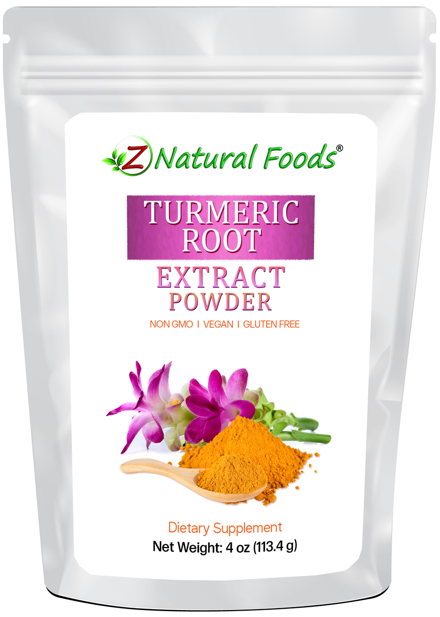 Turmeric Root Extract Powder front of the bag image 4 oz