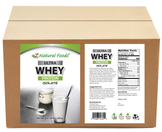 Front  and back label image of Ultra Whey Protein Isolate in bulk