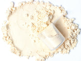 Vanilla Cream Whey Protein Isolate Protein on white background
