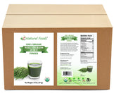 Wheatgrass Juice Powder - Organic front and back label image in bulk