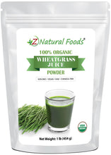 Wheatgrass Juice Powder - Organic front of the bag image 1 lb