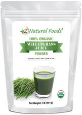 Wheatgrass Juice Powder - Organic front of the bag image 1 lb