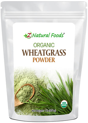 Wheatgrass Powder - Organic front of the bag image 1 lb