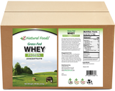 Whey Protein Concentrate front and back label image for bulk