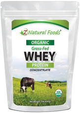 Photo of the front of 1 lb bag of Whey Protein Concentrate - Organic