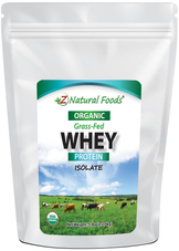 Whey Protein Isolate - Organic front of the bag image 5 lb