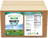 Whey Protein Isolate - Organic front and back label image in bulk