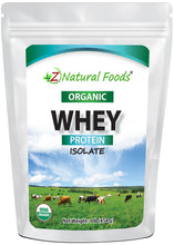 Whey Protein Isolate - Organic front of the bag image 1 lb