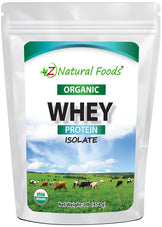 Whey Protein Isolate - Organic front of the bag image 1 lb