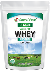 Whey Protein Isolate - Organic front of the bag image 1 lb