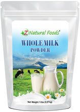 Photo of front of 5 lb bag of Whole Milk Powder
