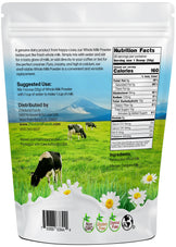 Photo of back of 2 lb bag of Whole Milk Powder