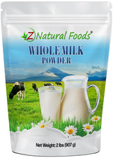 Photo of front of 2 lb bag of Whole Milk Powder