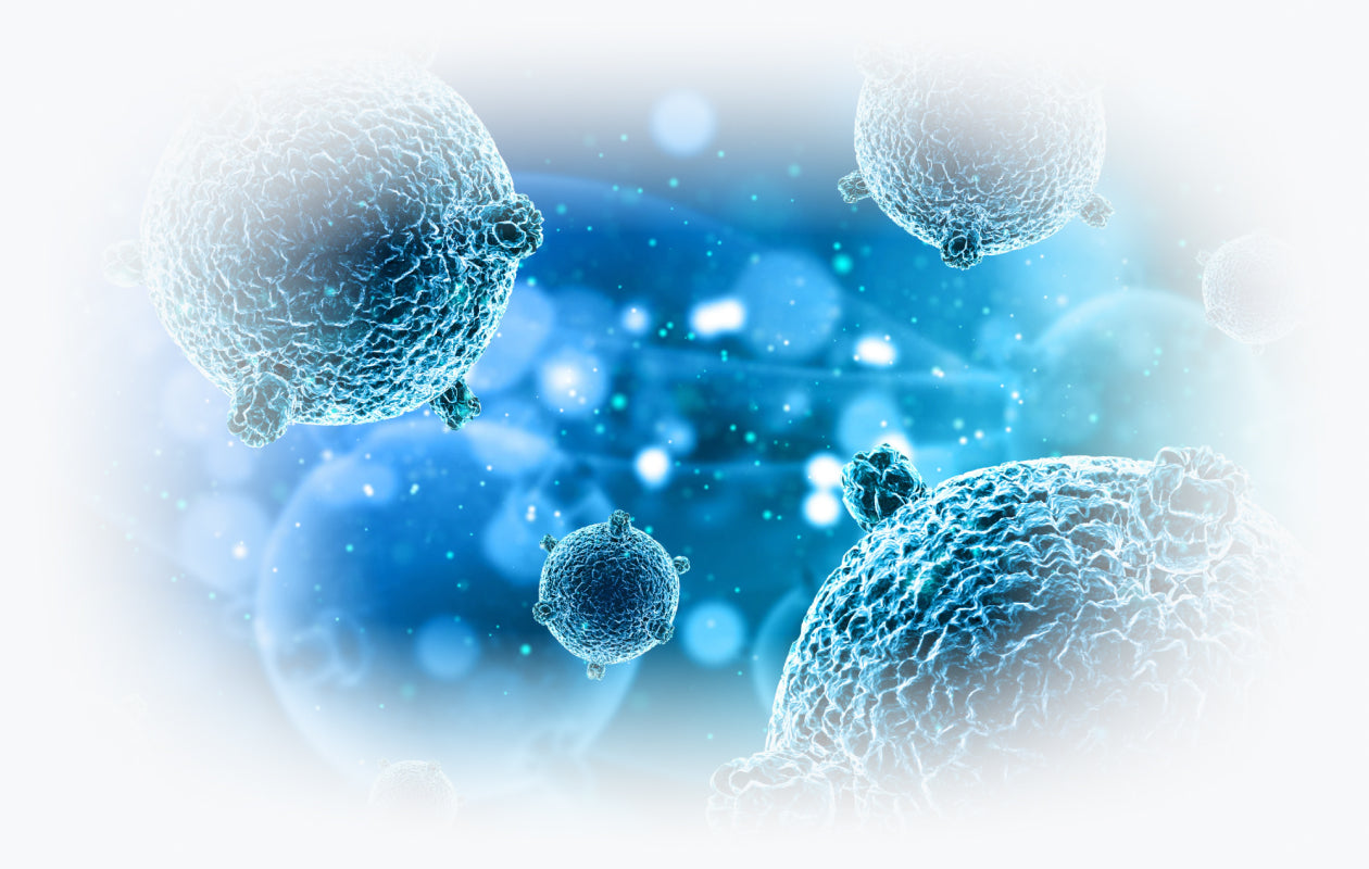 Image of antibiotics with blue background