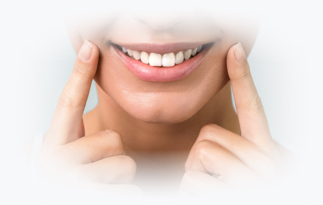Image of big healthy smile with white teeth